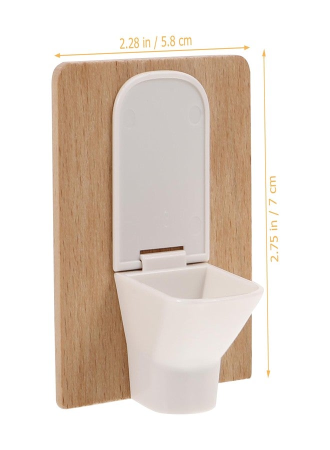 JOINPAYA 1set Dollhouse Bathroom Set: Dollhouse Bathroom Furniture Accessories 1 12 Scale Mini Shower Room AdornmentsSink Scale Shower Toilet Bathtub Stool for Doll Accessories - Image 2